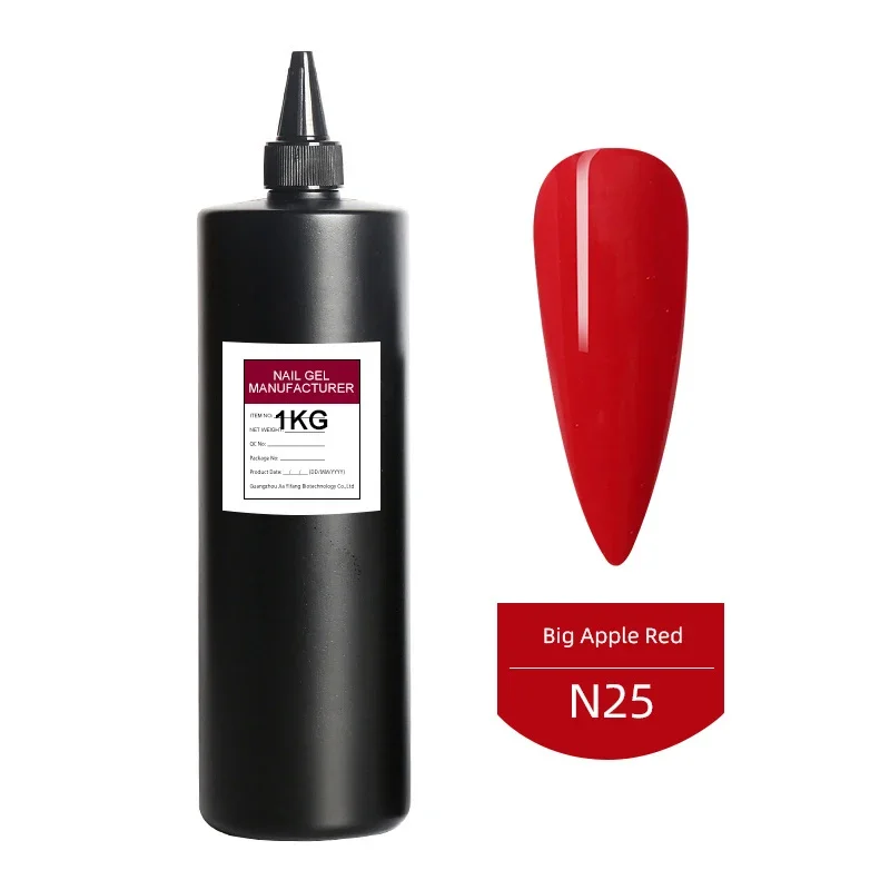 1KG 273 colores LED UV gel para uñas a granel materia prima remojable manicura arte de uñas esmalte gel laca barniz 4