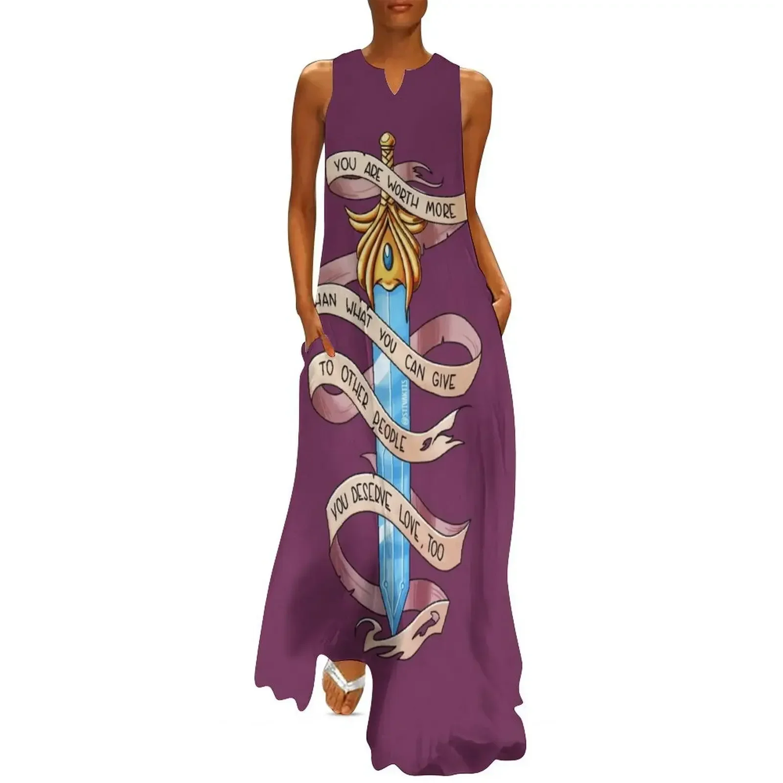 

you deserve love too Long Dress long dress women Aesthetic clothing dresses for prom Bridesmaid dress woman