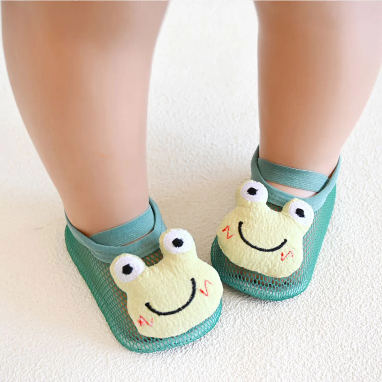 ทารกน่ารักการ์ตูนเด็กรองเท้าเด็กถุงเท้ารองเท้ายางนุ่ม Sole เด็กรองเท้าผ้าใบ Bebe Booties First Walker Zapatillas