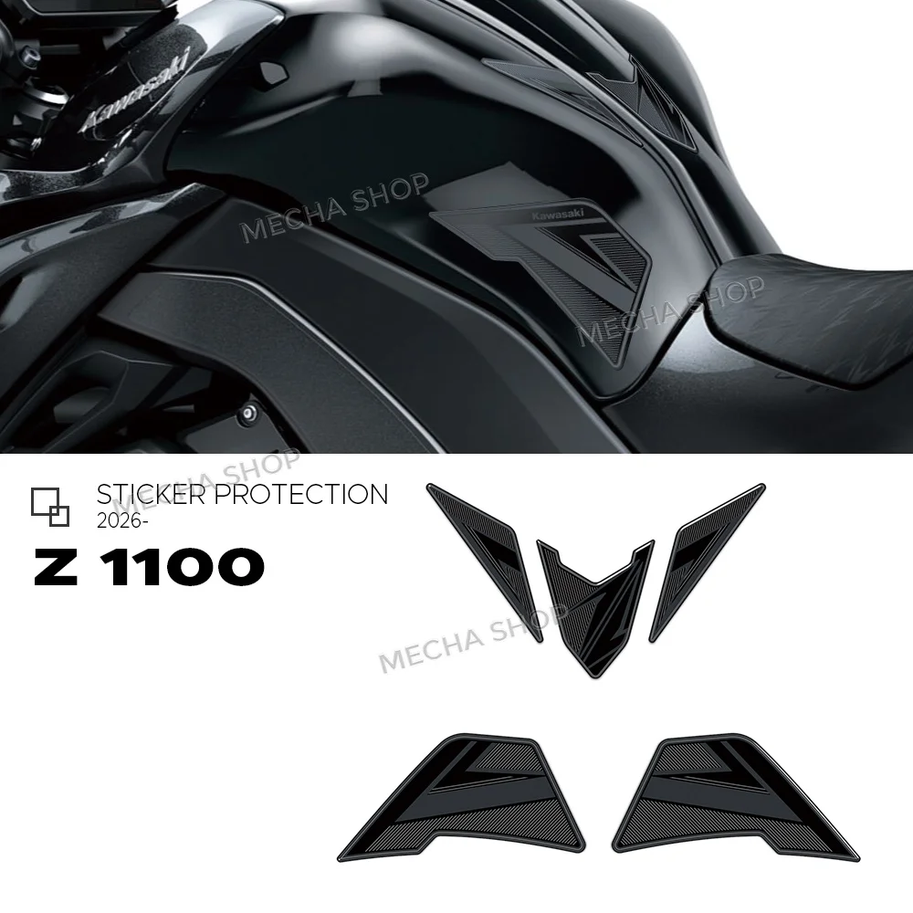 

For Z1100 Z 1100 2026 Motorcycle Accessories Fuel Tank Waterproof Scratch 3D Resin Sticker Protection Kit