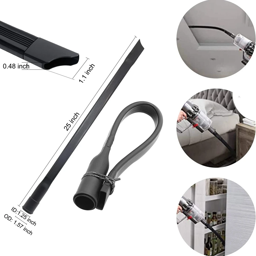 9 peças de acessórios de vácuo universais para loja vac-2 1/2 Polegada a 1 1/4 Polegada adaptador de mangueira vac shop, ferramenta de escova de piso a vácuo
