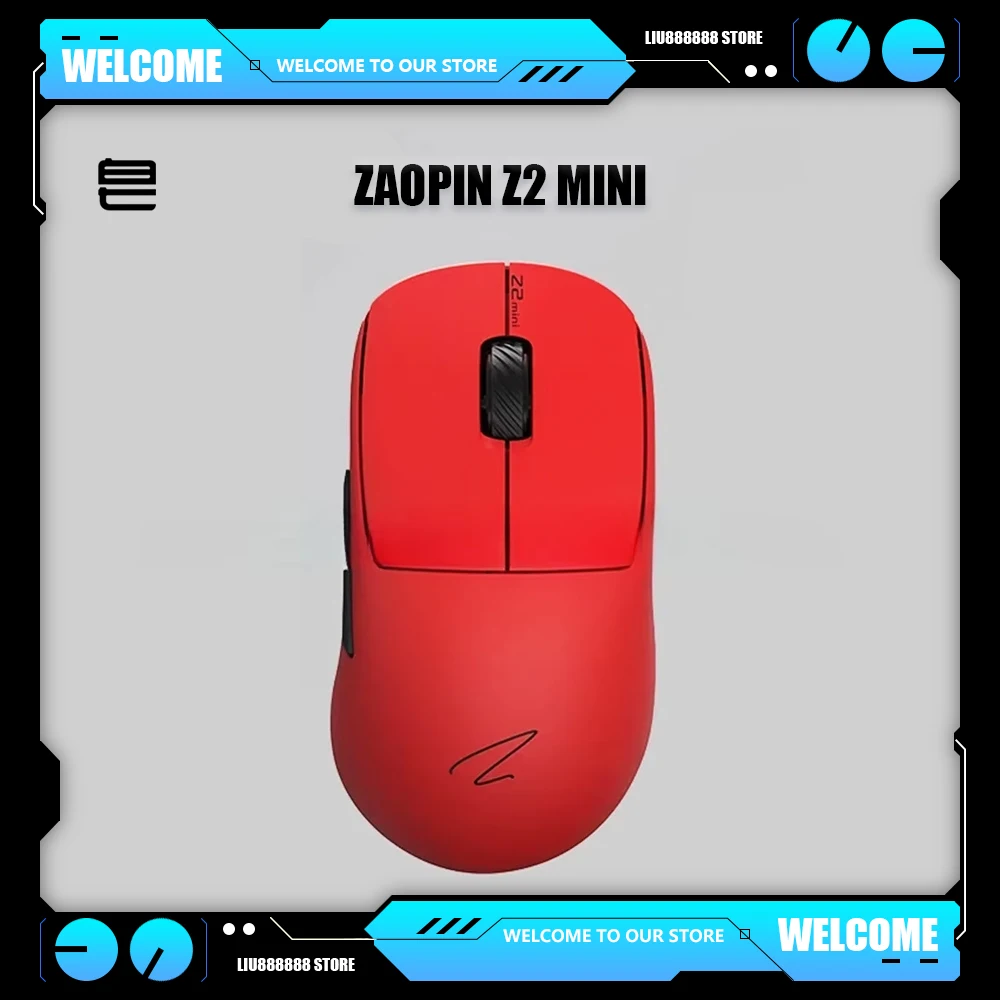 Zaopin Z2 Mini Wireless Mouse 4K PW3395 Sensor Customize Ergonomics Three Mode Return Low Delay Lightweigh PC Gamer Accessory