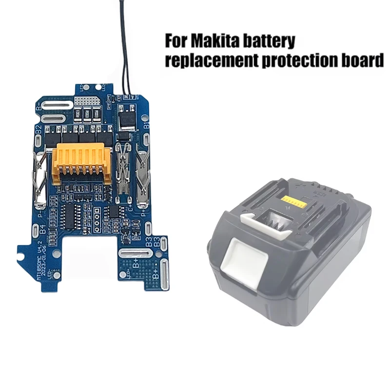 Replacement BMS Protection Board for Makita BL1830/BL1840/BL1850/BL1860 Battery Li-ion PCB with Full Communication Protection - view 4