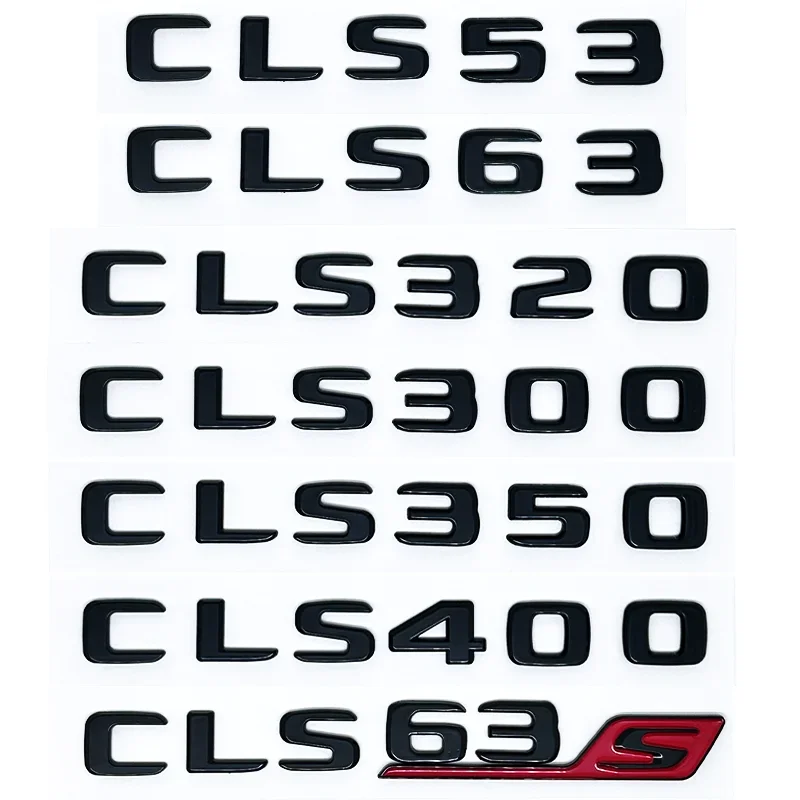 Наклейки-эмблемы с буквами для багажника автомобиля Mercedes-Benz CLS Class 53 63 CLS260 CLS300 CLS400 CLS350 CLS320 C257