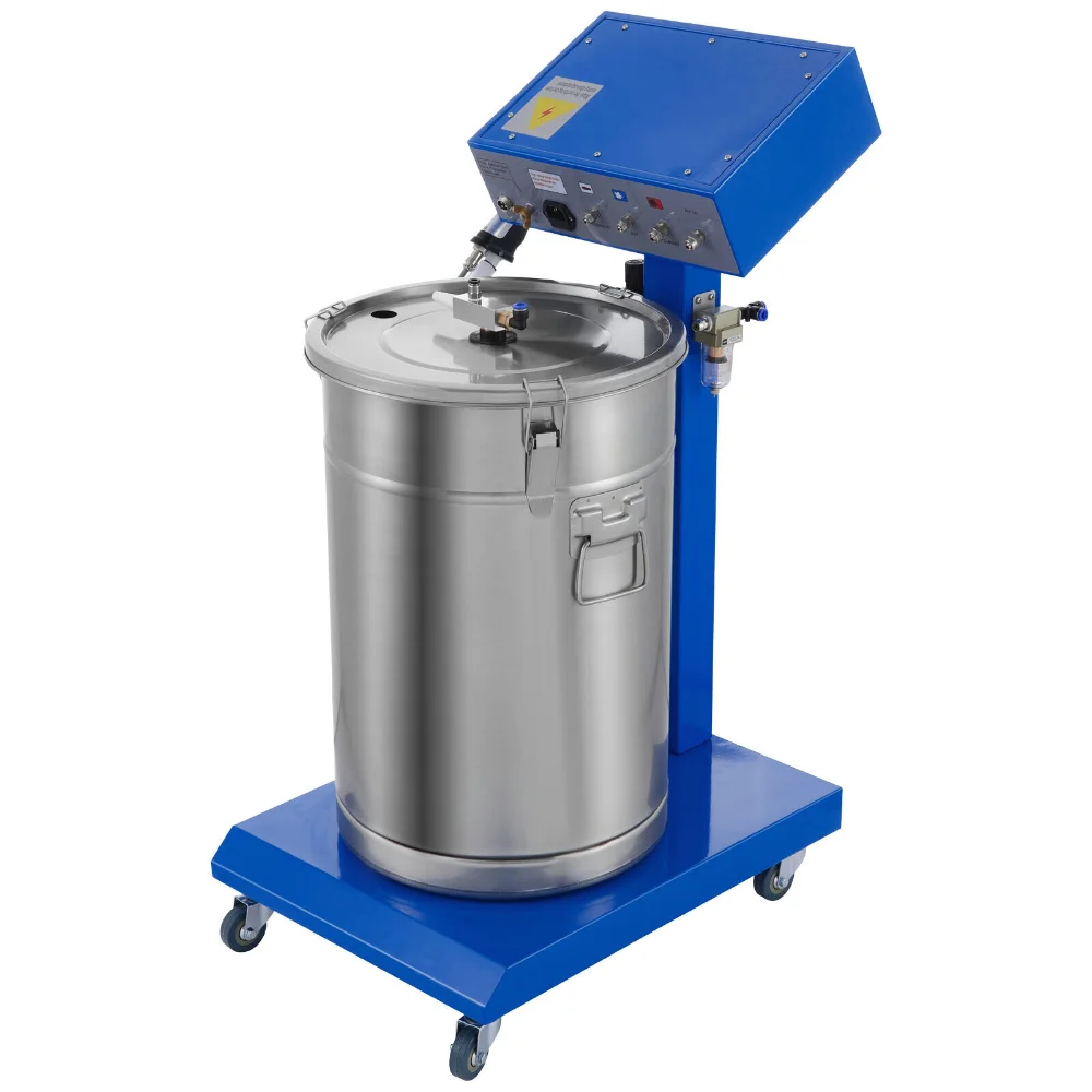 New WX-958 Electrostatic Spray Powder Coating Machine Spraying Gun Paint System Color: 220V