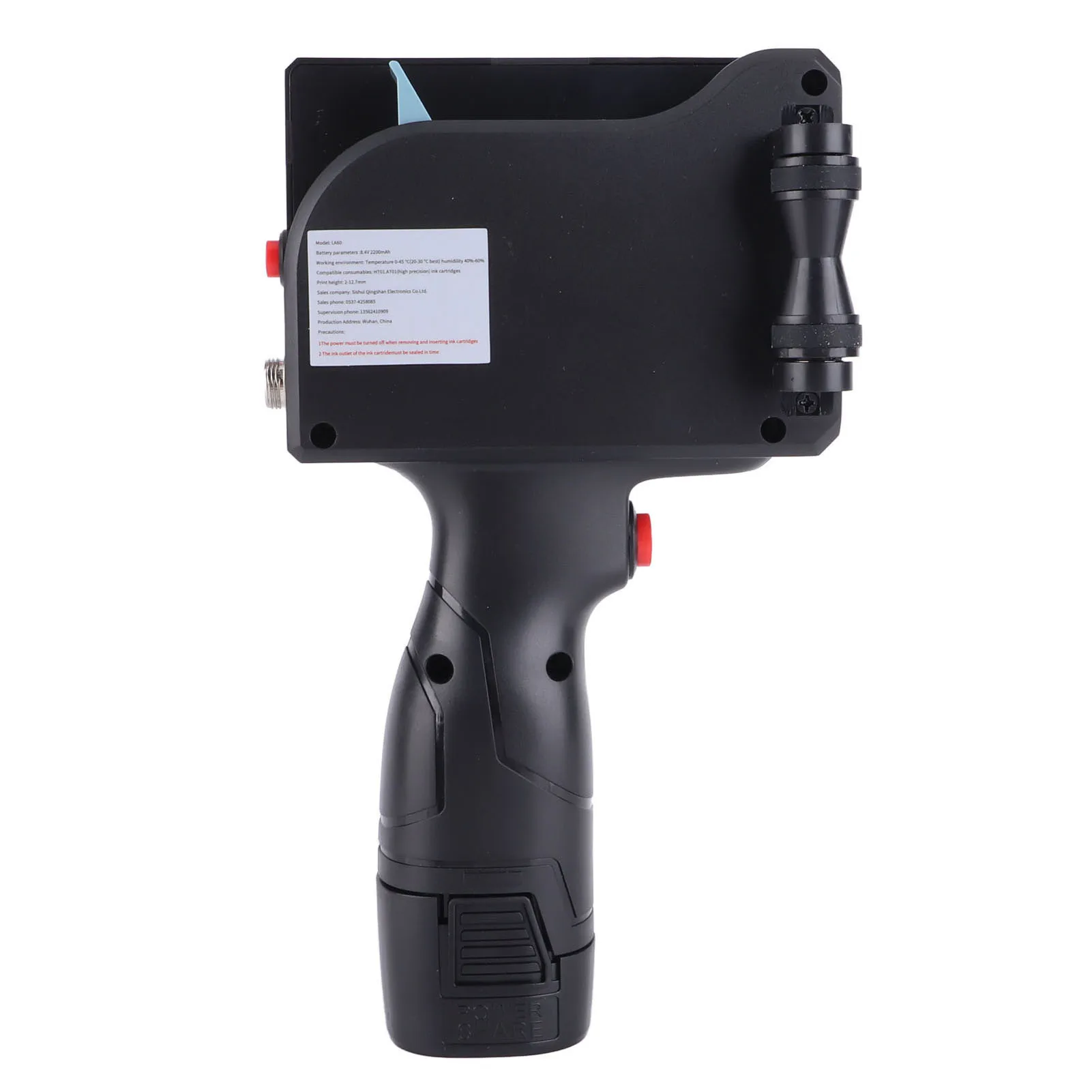 طابعة نافثة للحبر المحمولة HD LED شاشة تعمل باللمس طابعة نافثة للحبر محمولة 4 كور كوب طابعة نافثة للحبر المحمولة 2200 مللي أمبير تيار مستمر 8.4 فولت