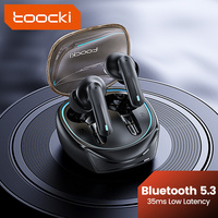 Toocki Bluetooth 5.3 Earphone TWS In Ear PX4 Waterproof Sport Headset 400m Ah Battery Capacity Earbus For iPhone Xiaomi  Samsung