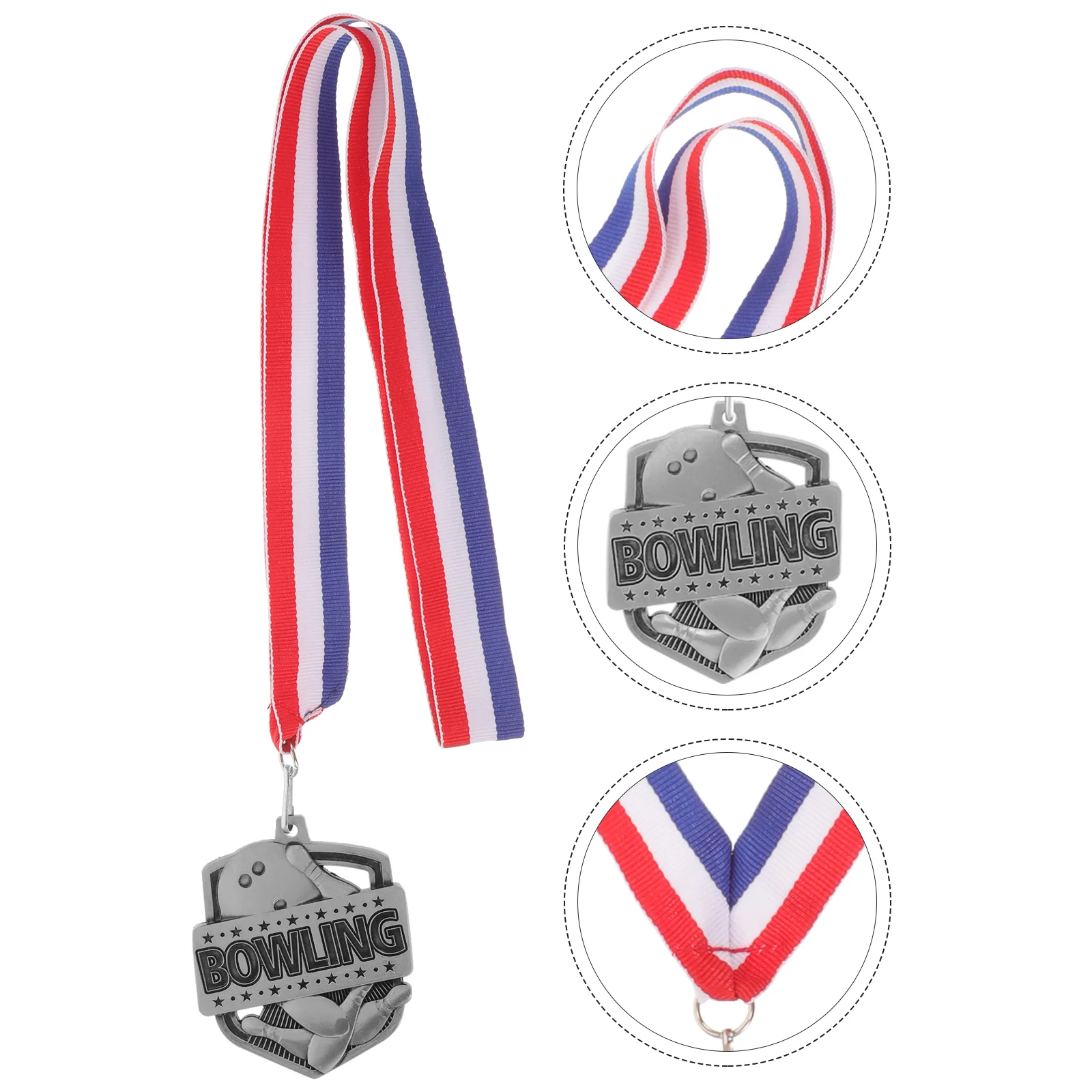 Bowling Hanging Medal Award Sports Medal Sports Competition Medal With Ribbon bowling medals award medals