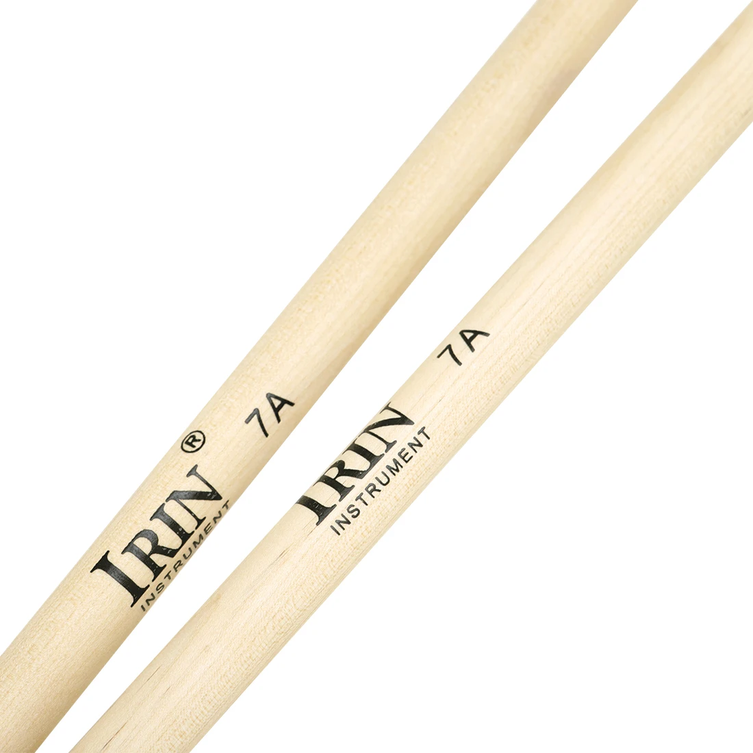 IRIN 1 Pairs 5A/7A Premium Maple Drumsticks Mallets Ideal for All Ages Durable Practice Drum Sticks for Jazz and Percussion