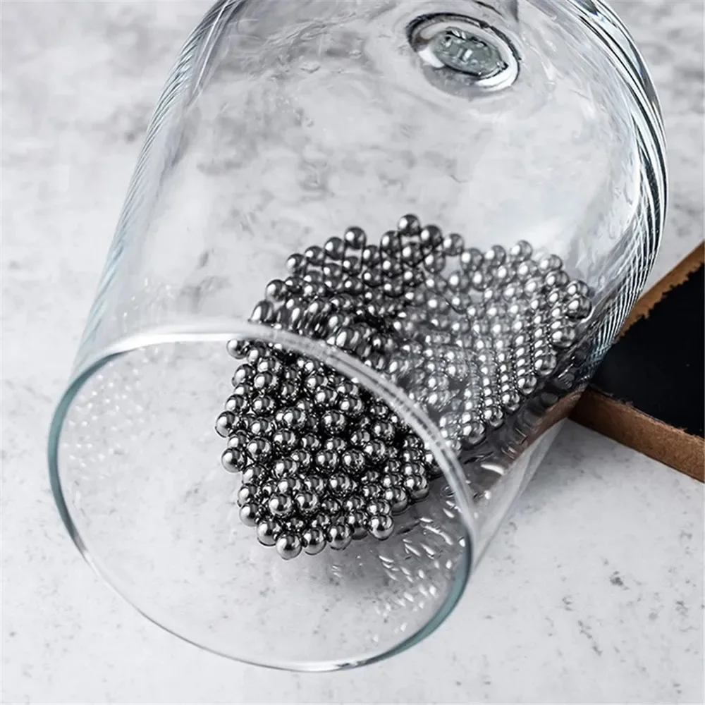 300 pz vino tè macchie palla pulita Decanter narghilè tazza bottiglia di vetro strumento di pulizia perline in acciaio inox spazzolatura accessori