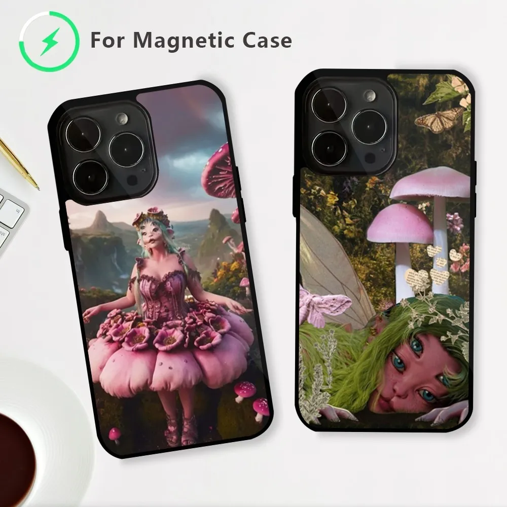 Singer Melanie Martinez Portals Phone Case For iPhone 15 14 13 12 Mini Pro Max Plus Magnetic Attraction Shell