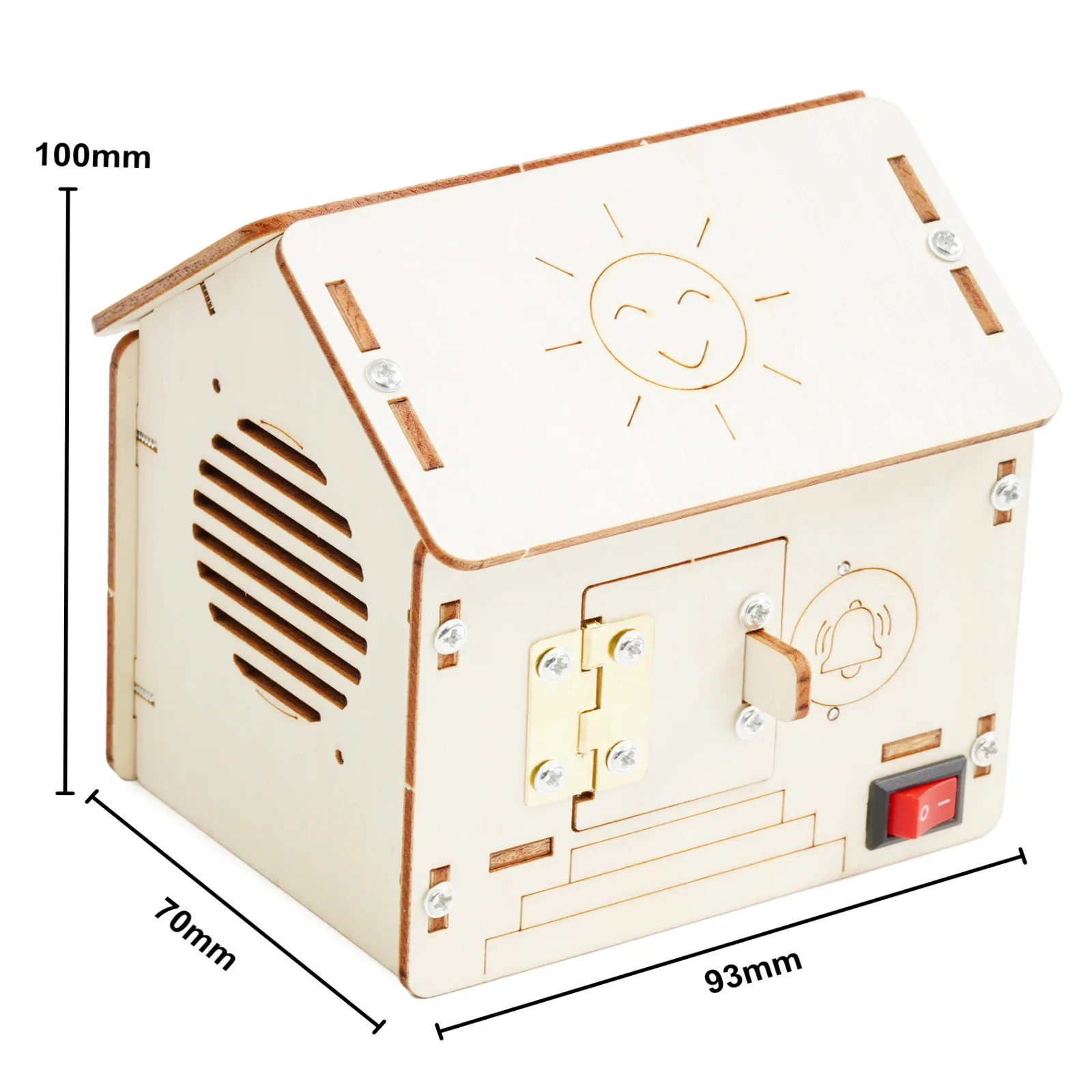الأطفال تجربة أداة لعبة العلوم DIY بها بنفسك الموسيقى جرس الباب نموذج الجذعية عدة المدرسة التعليمية متعة الفيزياء مشروع المدرسة التموين