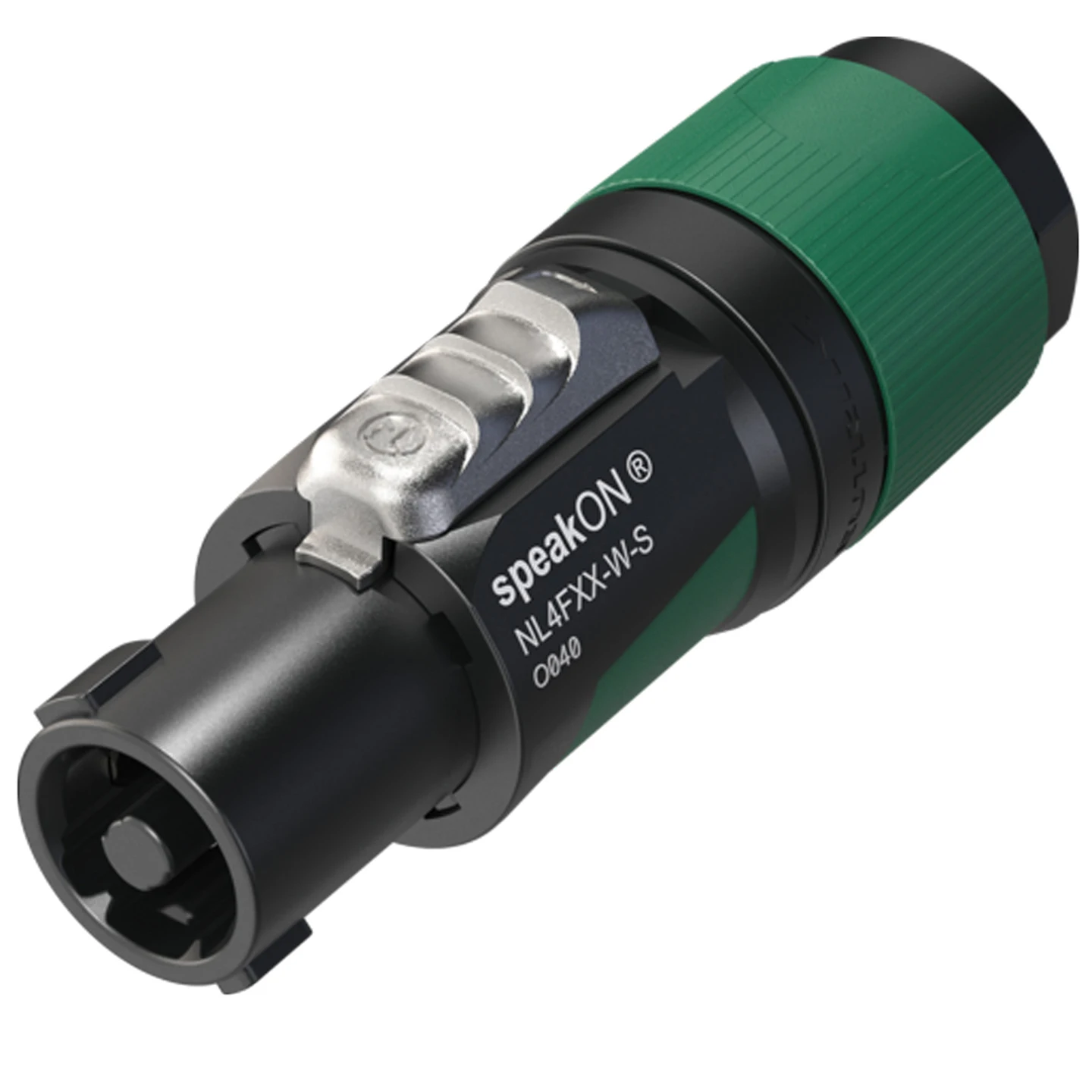 ▲Switzerland Original Neutrik NL4FXX-W-S 4 Pole SpeakON Cable Connector, Chuck Type Strain Relief for Cable Diameters 6 To 12 Mm
