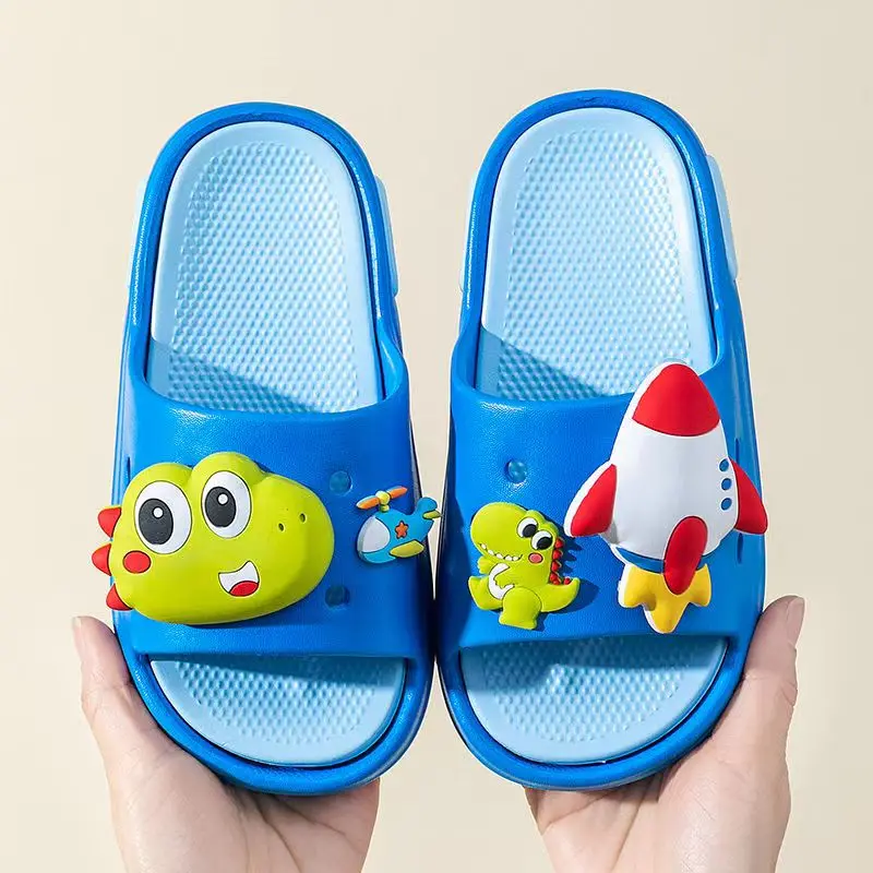 الأطفال المفتوحة تو جميل الكرتون النعال لينة وحيد عدم الانزلاق خفيفة الوزن النعال المنزل شباشب حمام شباشب لخارج المنزل #6