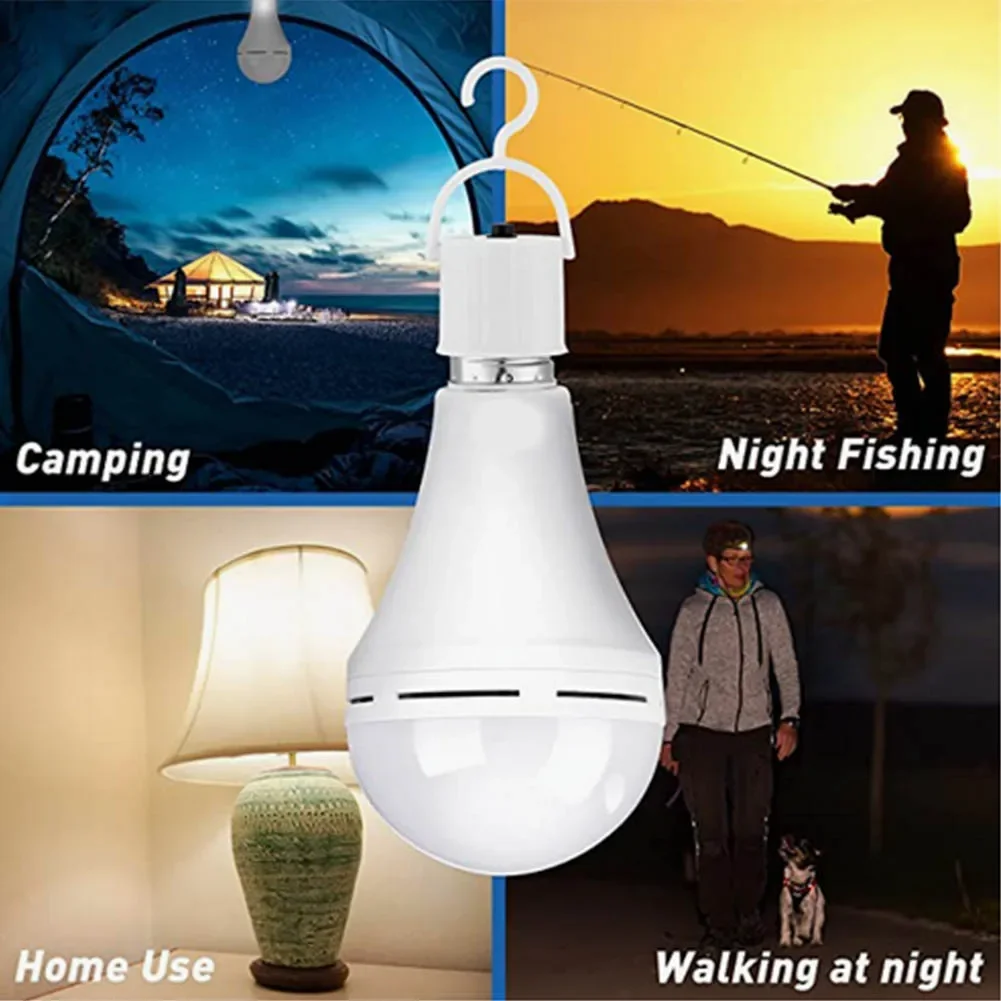 LED Emergency Bulb E27/B22 Smart Lamp 7/9/12/15W LED Lighting Bulb Rechargeable Battery Lighting Outdoor Camping Lamp 85-265V