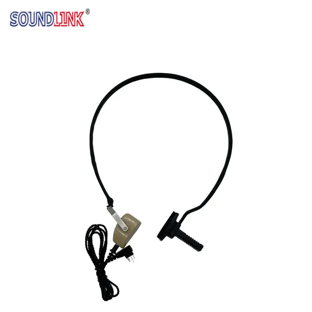 BAHA 3 Pin Bone Conductor Vibrator Headsets with High Quality Headband Hearing Aids Cable for Hearing Aid System