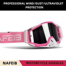 Occhiali da Motocross occhiali da sole da moto uomo MTB ATV Mask protezione antivento sci ciclismo occhiali da corsa fuoristrada