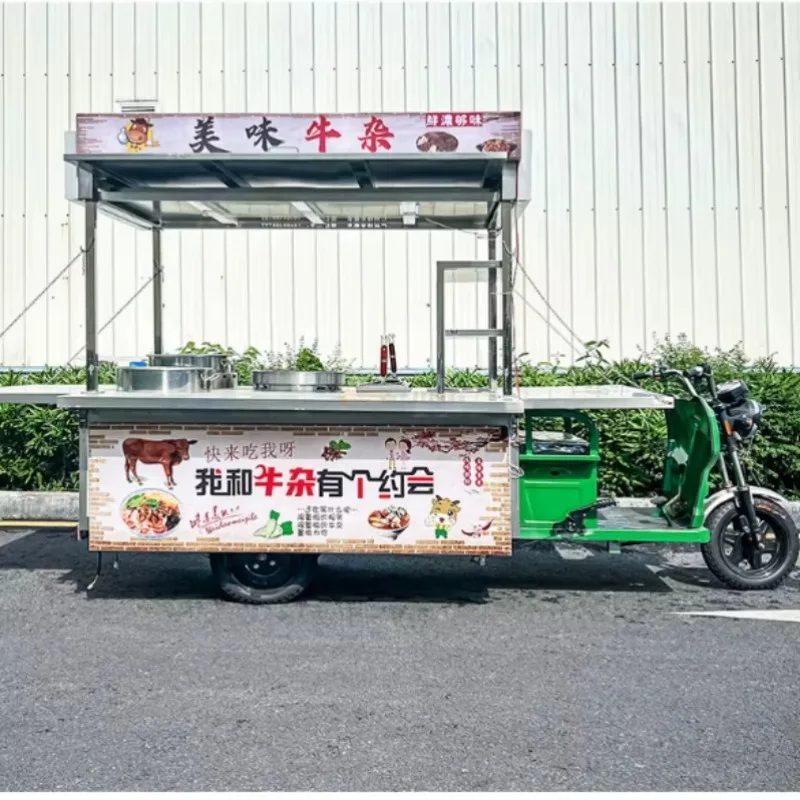 Factory Direct 2026 New Fully Equipped Electric Tricycle Motor Food Truck Kitchen For Street Food Retail And Catering Business S