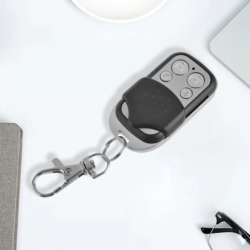 433MHz Replacement Door Opener Remote Control Fobs Electric Gate Cloning Remote Control Keychain for Electronic Garage Doors