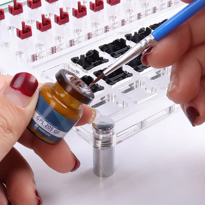 Optimieren Sie Ihre Tastatur mit dem Schmiermittel- und Fettöl-Kit GPL 205G00, 205G0, 105; Komplett mit Stabilisatorschmiermittel.