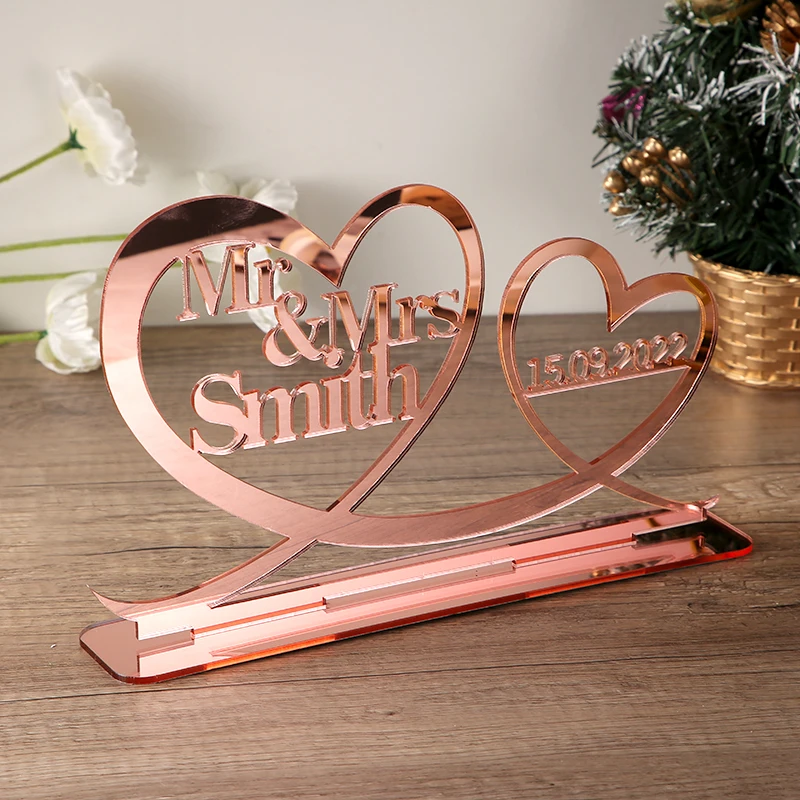 Custom Mr & Mrs Wedding sign,Custom Last name sign, Mr and Mrs Last name sign for Wedding top table, Wedding centrepiece decor