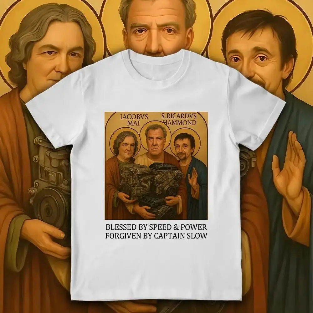 Fashion Funny Meme Graphic Tops Jeremy Clarkson Protect Us From Electric Motors T-shirt Vintage Daily Casual Streetwear Unisex