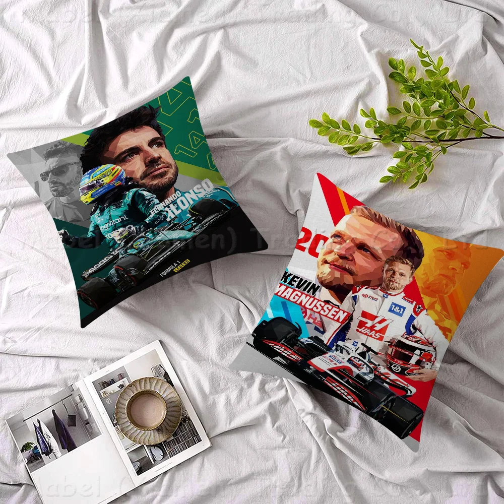 2023 Pop Sports F1 Legend Racing Maple Design Cushion Cover Happy Autumn Harvest Decor Holiday Decorati Pillow Cover