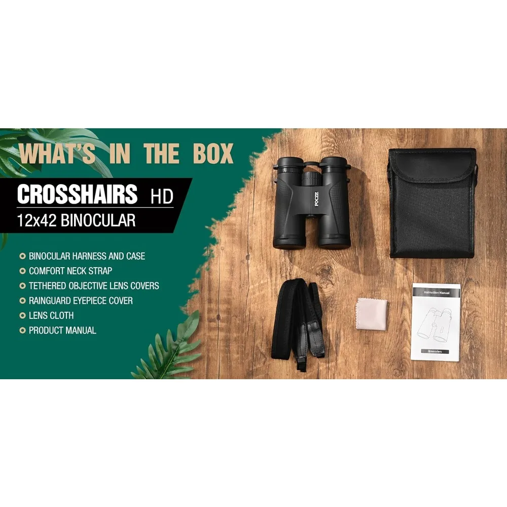 กล้องส่องทางไกลสำหรับผู้ใหญ่ กล้องส่องทางไกลน้ำหนักเบาสำหรับดูนก ท่องเที่ยว กีฬากลางแจ้ง การล่าสัตว์