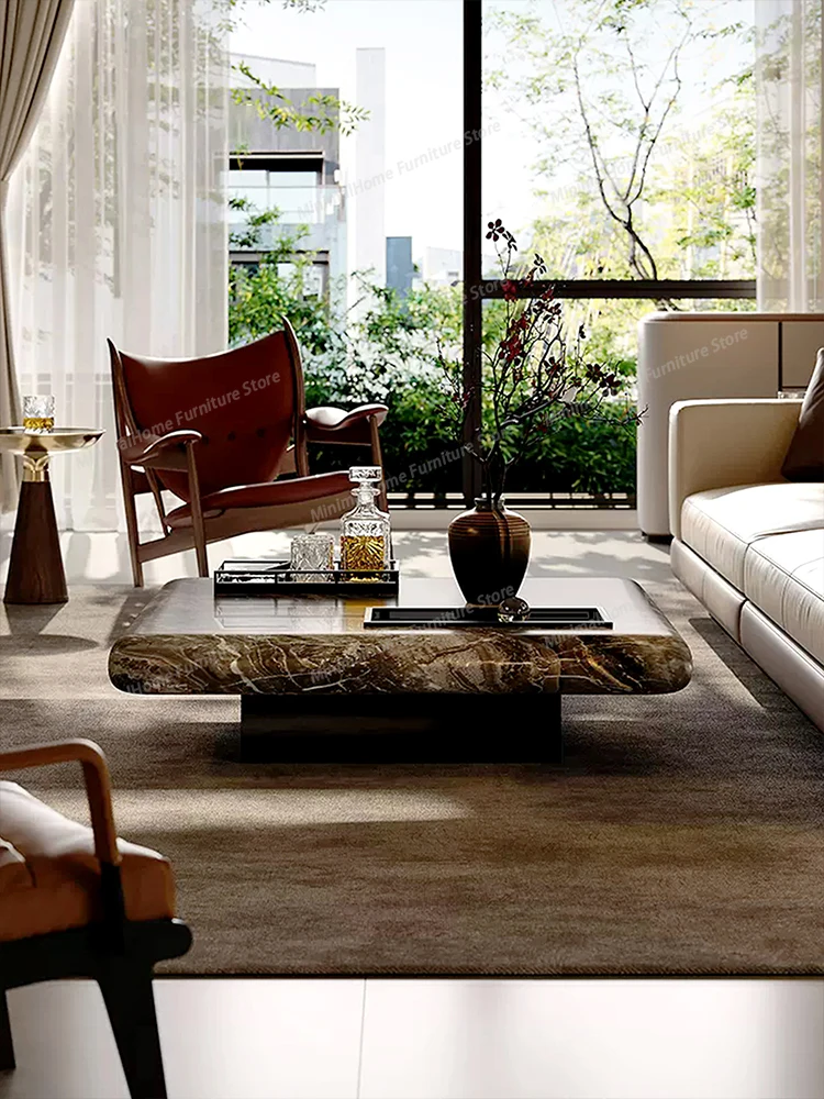 Table basse carrée en marbre i - Home Decor Center avis et prix