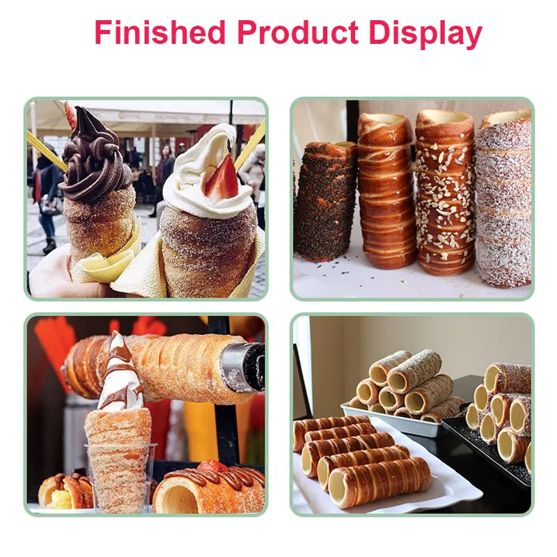 

Baking Equipment Electric 110V/220V With 16 Rollers Chimney Bread Machine Commercial Bread Making Machine