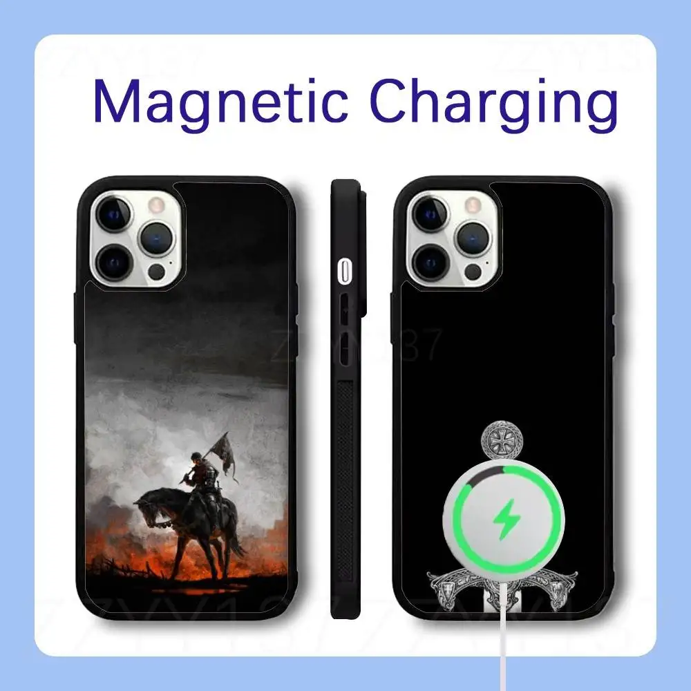 Kingdom Come Deliverance 2 Phone Case For iPhone 18,17,16,15,14,13,12,Pro,Max,Plus Magnetic Wireless Charge Cover