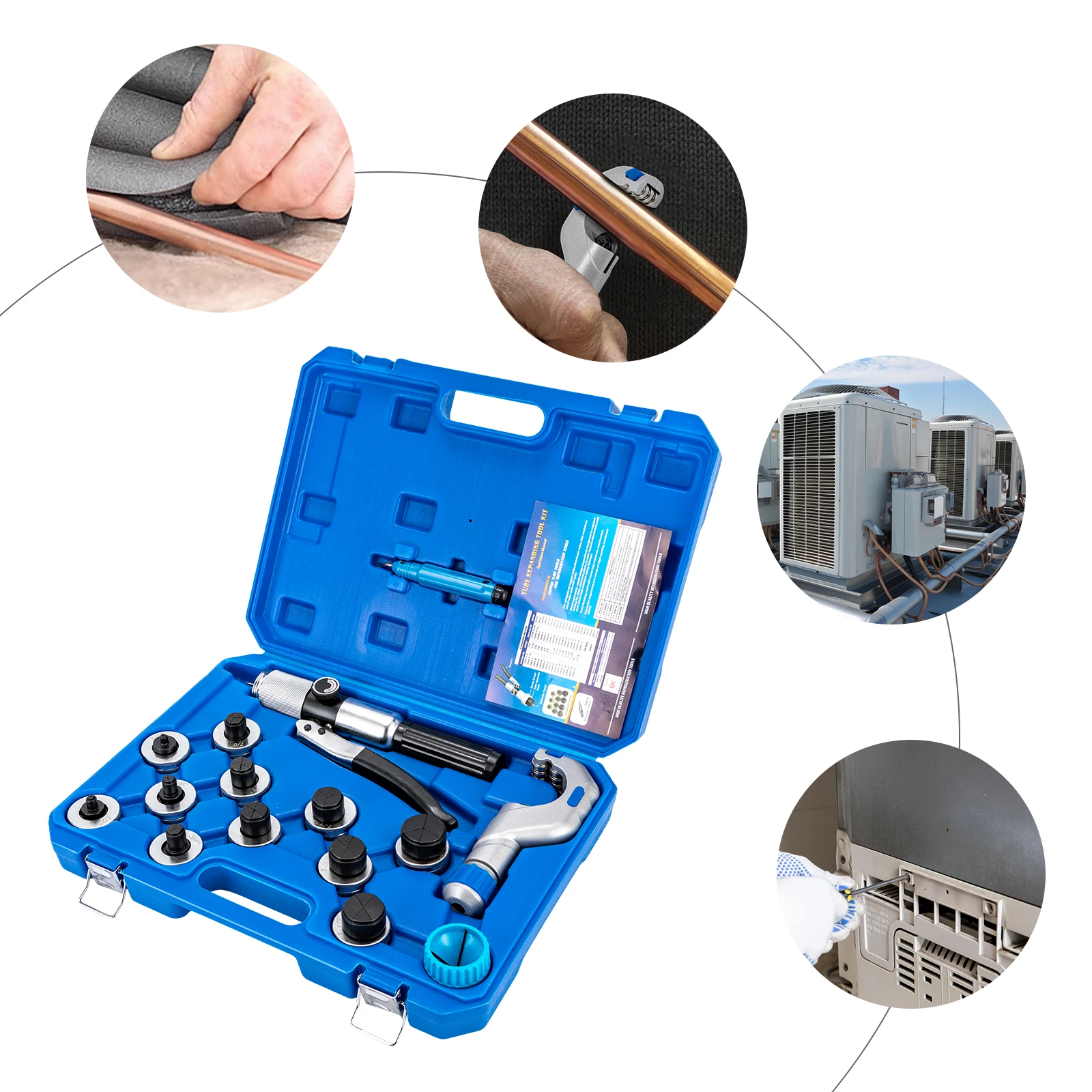 

45 #Steel Hydraulic Expander Tool 10mm-42mm Tube Cutter Expanding Copper Tube Expander