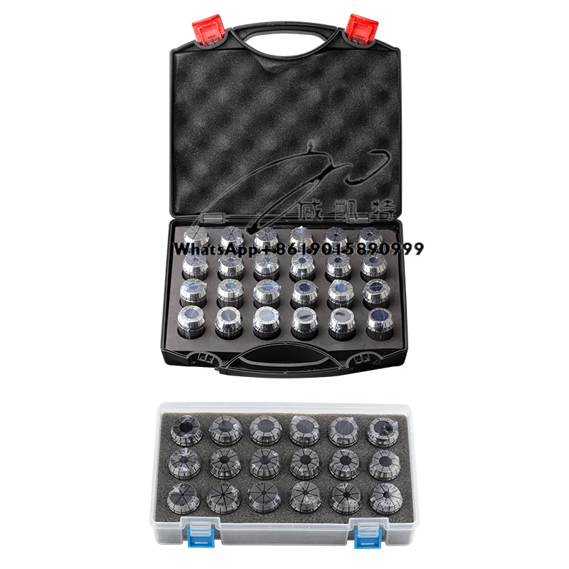 

CNC Machine Tool Holder Accessories ER Collet ER08 ER11 ER16 ER25 ER32 ER40 Milling Collet Set Suit Collet