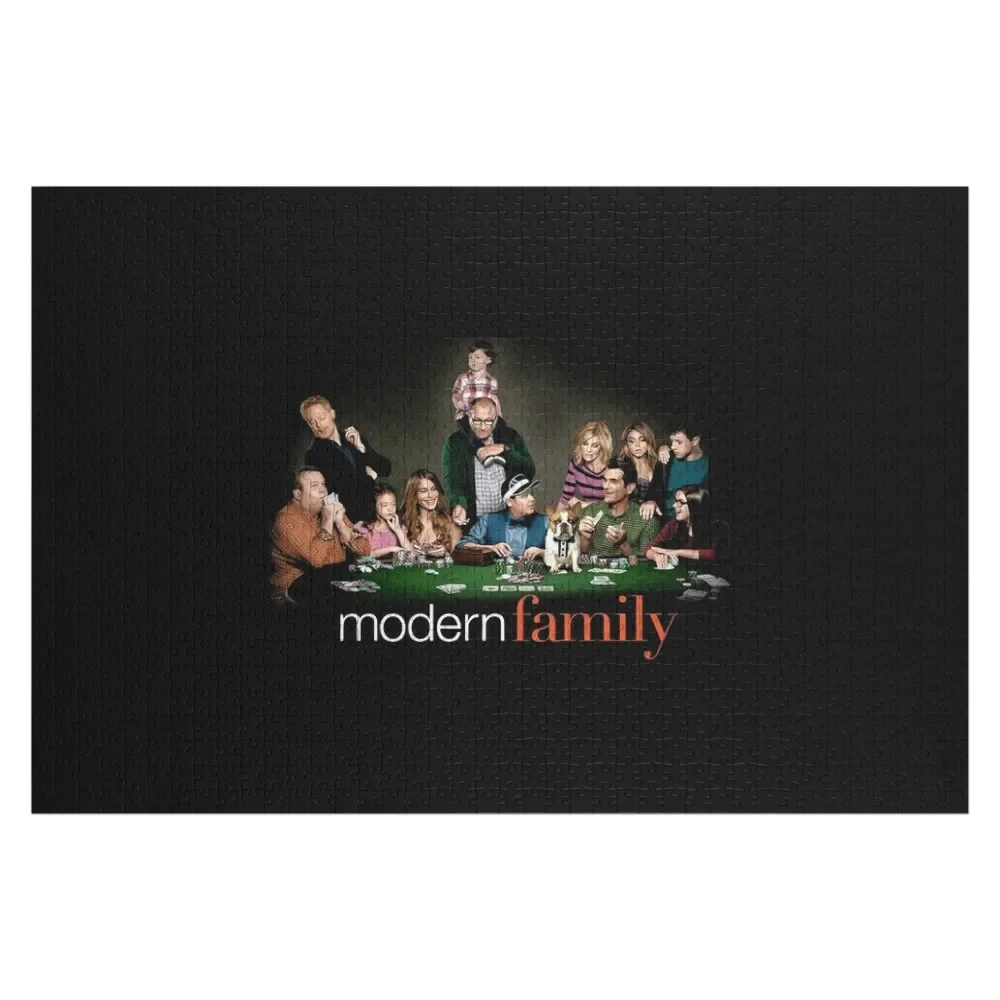 

Modern Family Jigsaw Puzzle Name Wooden Toy Customized Kids Gift Customized Picture Puzzle