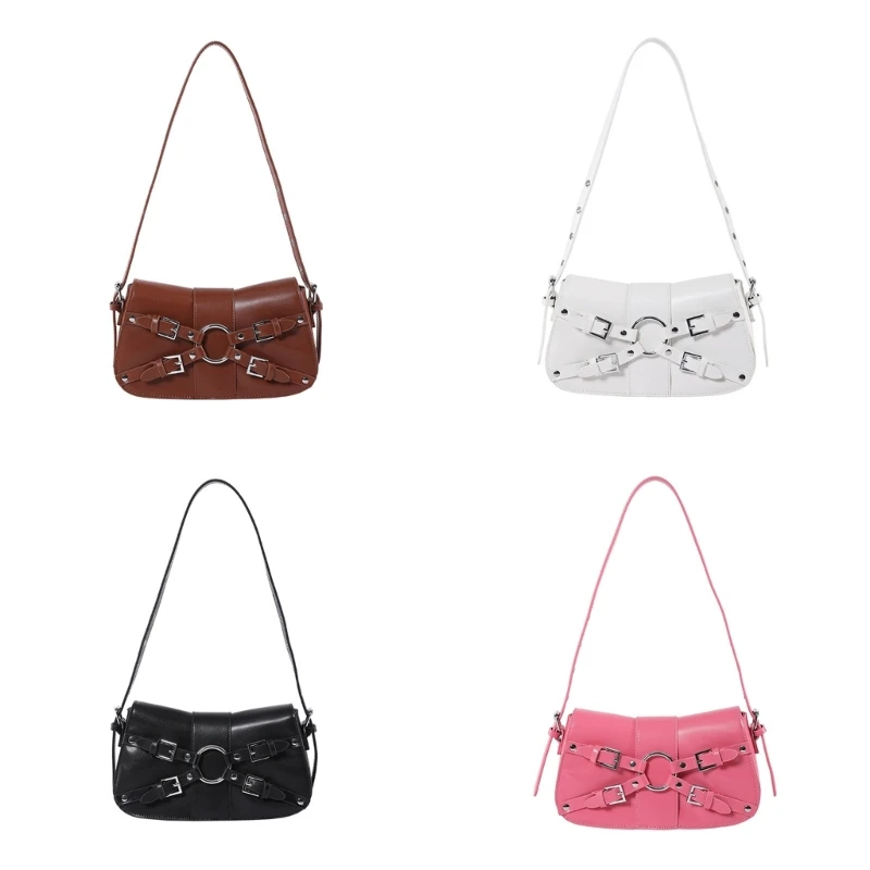 Stylish PU Leather Clutch Purse Satchel Evening Handbags Shoulder Bag for Women