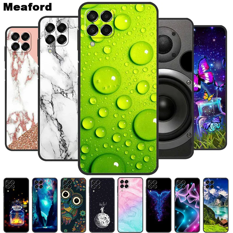 For Samsung Galaxy M33 / M53 Case Marble Soft Silicone Back Case for Samsung M53 2022 Fundas Case M 33 53 5G Phone Cover Coque