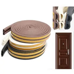 5M Self Adhesive DPEI Type Doors and For Windows Foam Seal Strip Soundproofing Collision Avoidance Rubber Seal Collision Foam