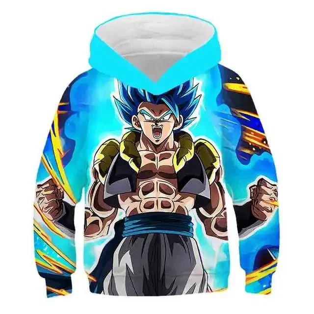 Kinder Dragon Ball Hoodies Mädchen Kleidung Jungen Hoodie Super Saiyan Kakarot Goku Streetwear