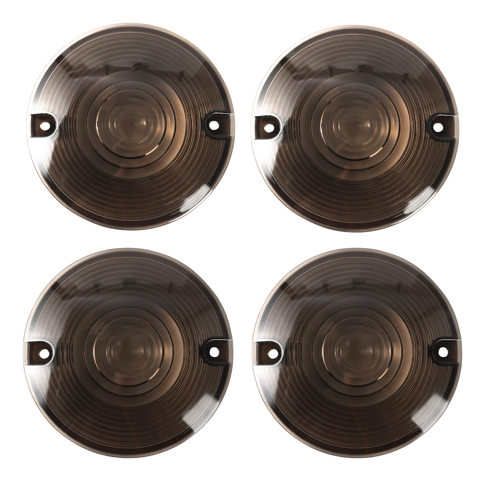 4pcs Motorcycle Turn Signal Light Lens Cover For Harley Touring 1986-2023 Electra Glides Road King FLHR Ultra Glide Softail