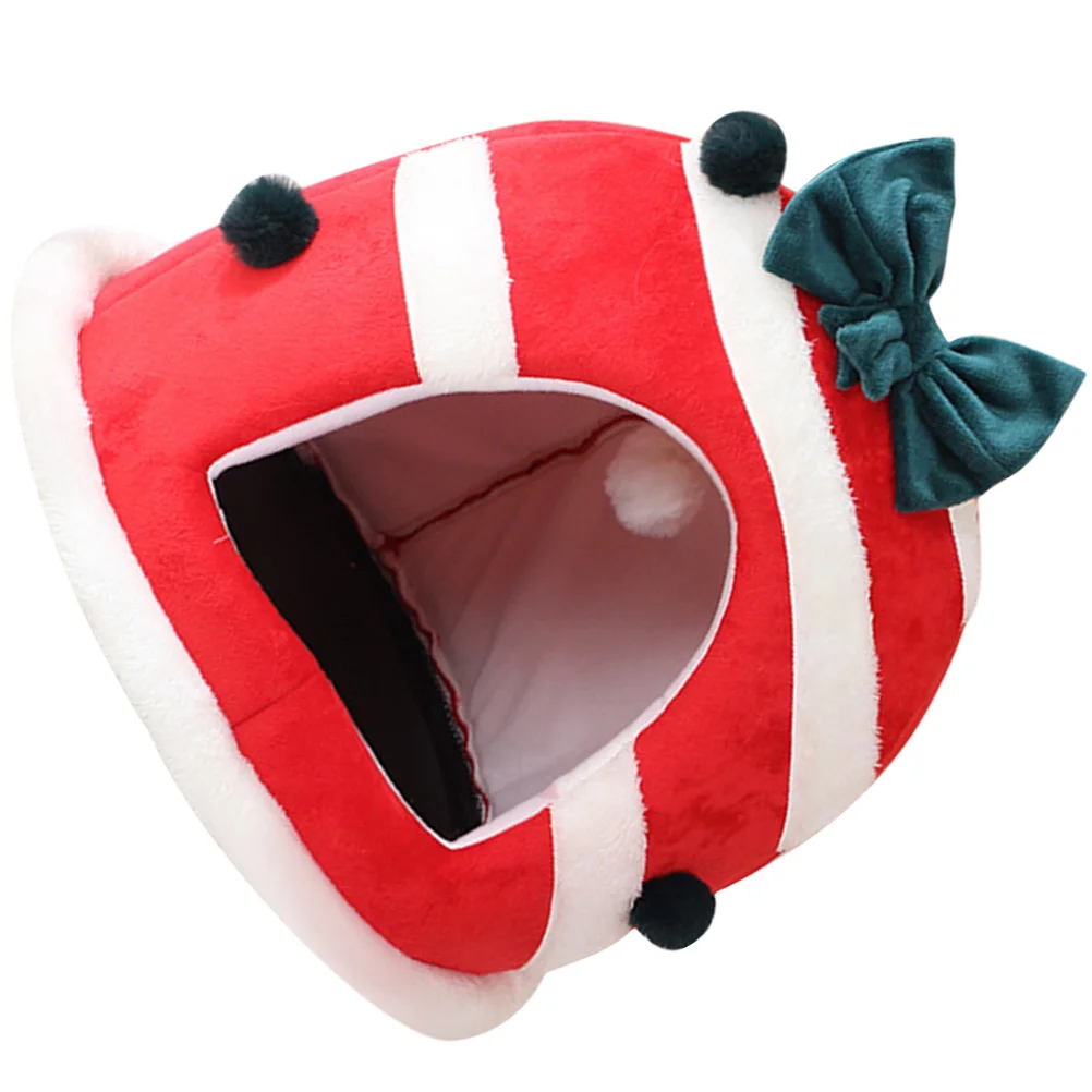 

Christmas Pet Cat Sleeping Pad Warm Fabric Puppy Bed For Small Dogs Cats Xmas Cartoon Shaped Pet Cushion Cozy Dog Cat Bed