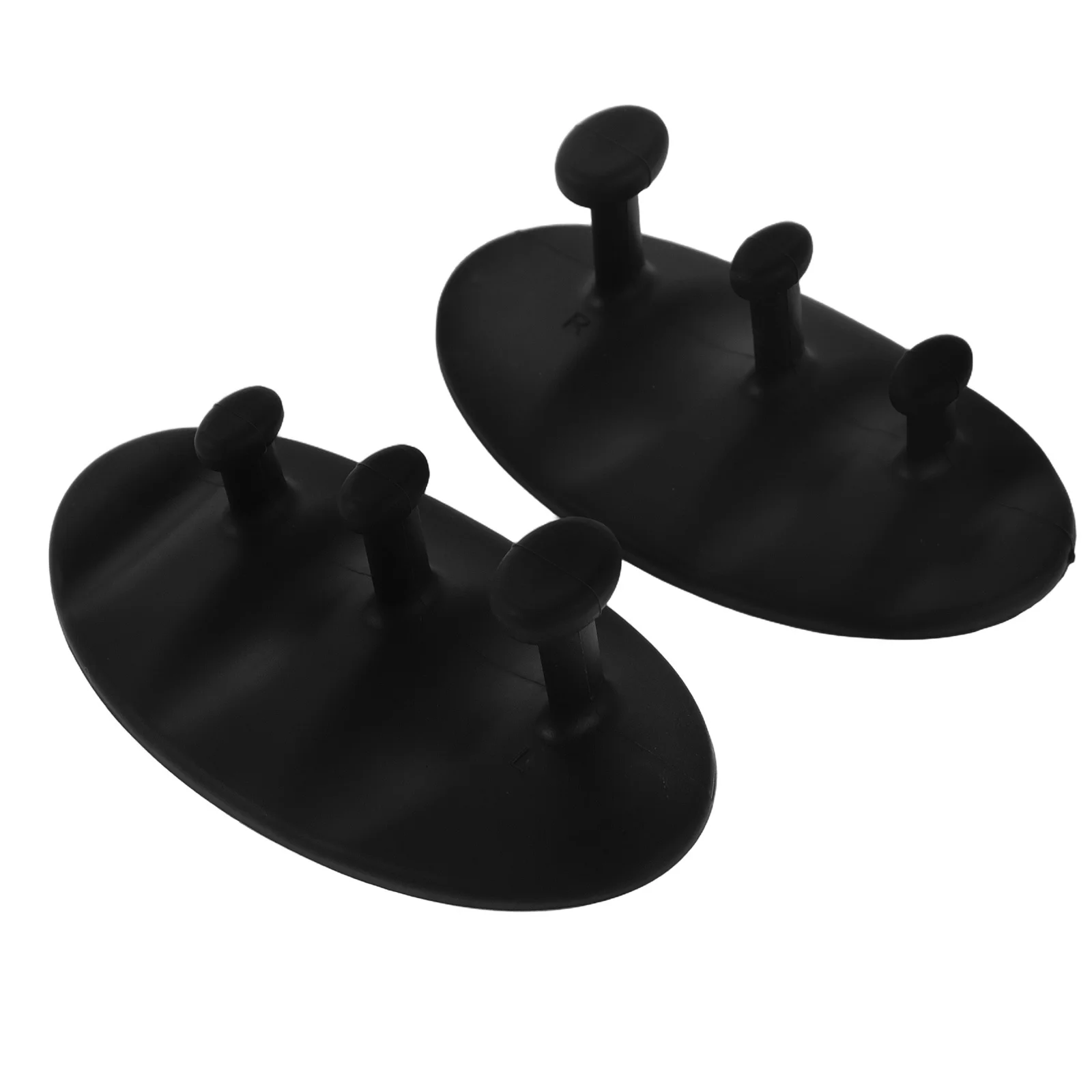 

1Pair Silicone Weightlifting Hand Grips Anti-Slip Palm Protector Fingerless Gym Workout Grip Pads Pull Ups Workout Grips