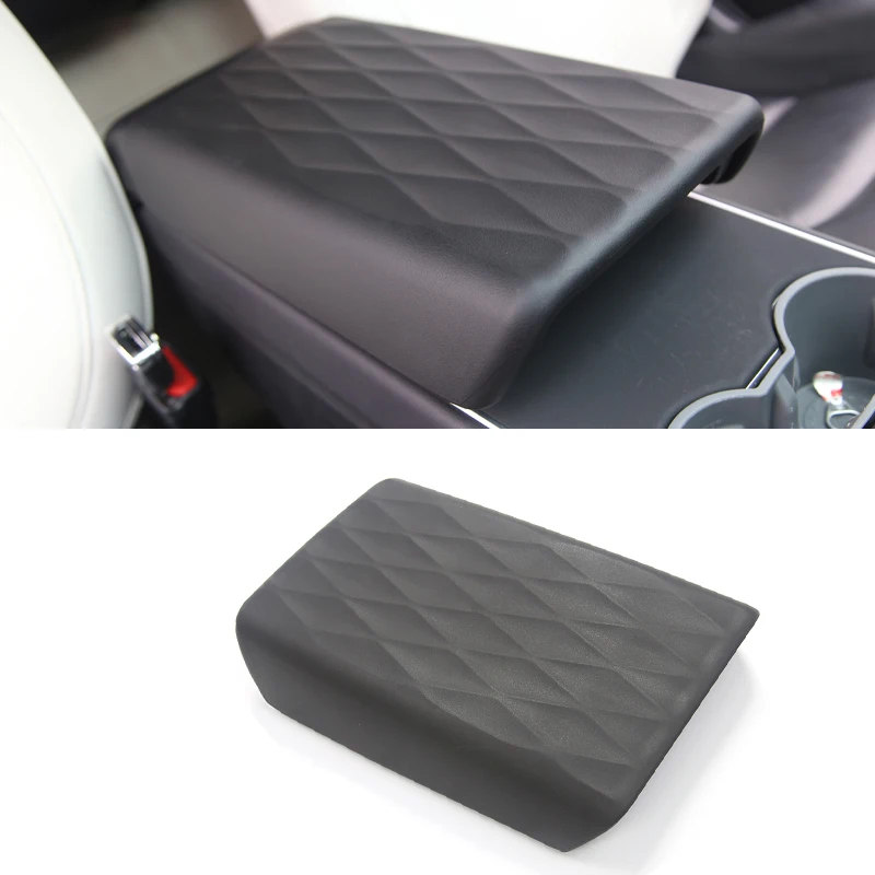 

Car Console Arm Rest Protection TPE Soft Case Central Armrest Storage Box Protective Cover For Tesla Model 3 Y Auto Accessories