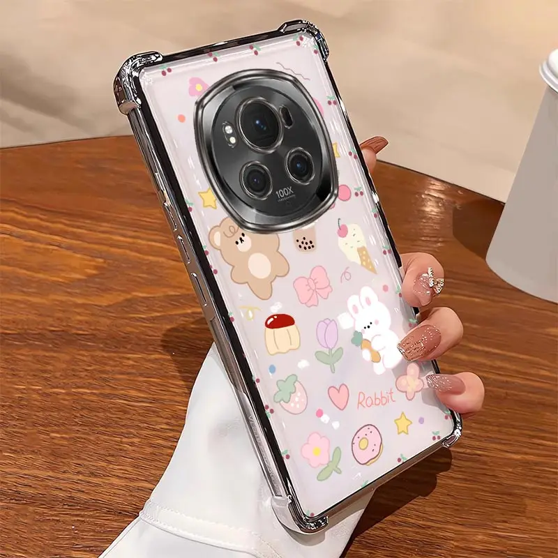 

Magic6 Pro Carrot Rabbit Phone Case For Honor Magic6Pro 7 200 200Pro 300 300Pro 90 X6A X8 X9B X8A X9A X8B Play 30Plus Cover