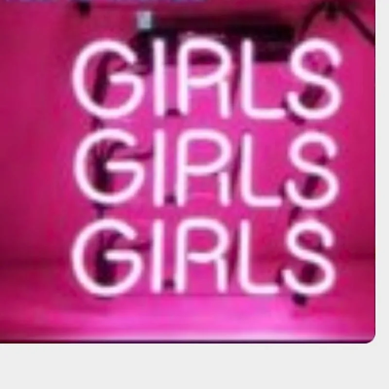 ネオンサイン女の子のための女の子本物のガラス管美容ランプビールホームランプレストランライト広告ヴィンテージネオン手作りアートライト