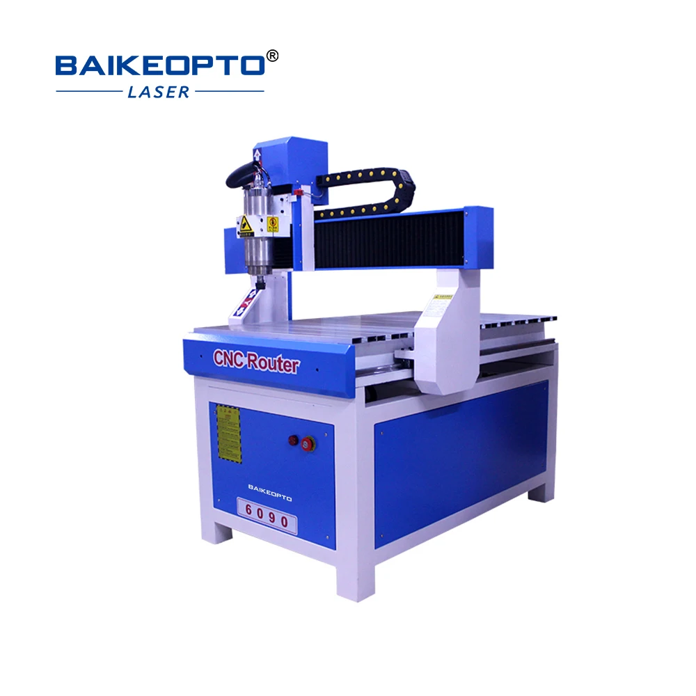 Aluminum Wood Acrylic PCB MDF Plywood Cutting Milling Machine High Precision Mini 3D Advertising 6090 CNC Router