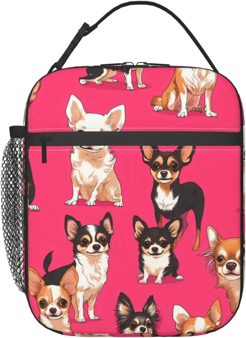 English Bulldog Lunch Box For Kids Girls Boys Women Adult, Insulated Cute Dog Lunch Bag,Polyester Cooler Handbags Case