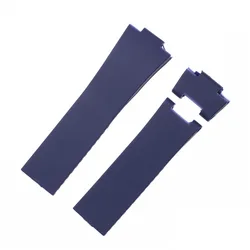 Silicone Watch Strap for Athens Observation Navigation 1183 Men's Women's Waterproof For Ulysse Nardin Rubber Watch Band 25mm