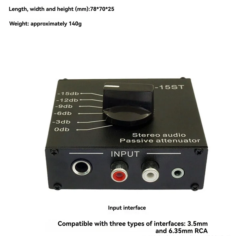 B49C Audio Passive Attenuator High Low Level Converter Line Output Signal Sound Card, Speaker, Microphone, Mic Port - Image 5
