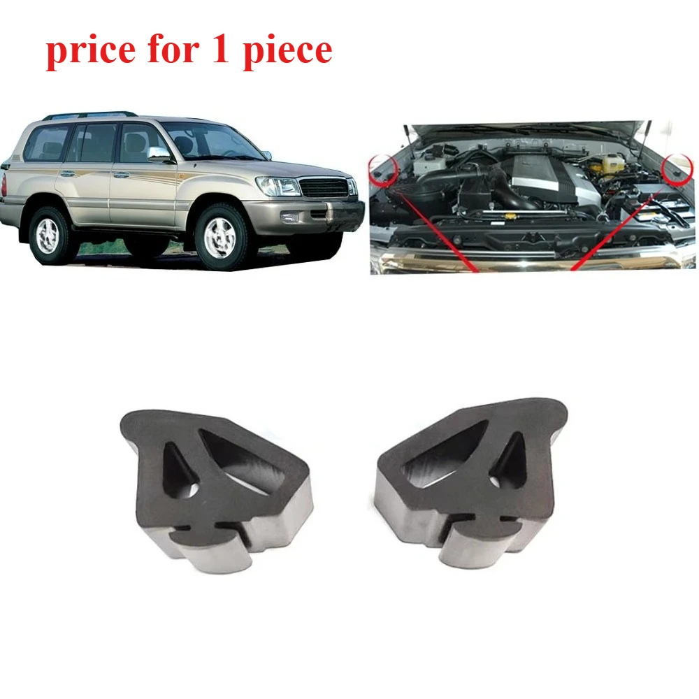 

1 Piece Hood Rubber for Land Cruiser LC100 1998-2007 Hood Bonnet Shock Damper Engine Cover Protector Shock Buffer for LX470