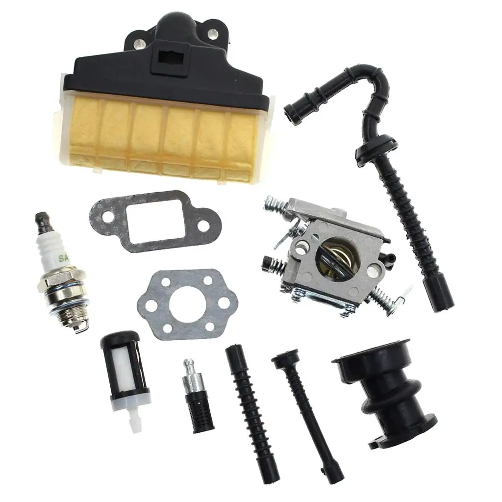 Chainsaw Carburetor Replacement Kit Plastic Fuel Parts Repower Accessories for MS210 MS230 MS025